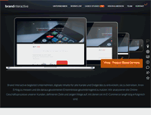Tablet Screenshot of brand-interactive.com
